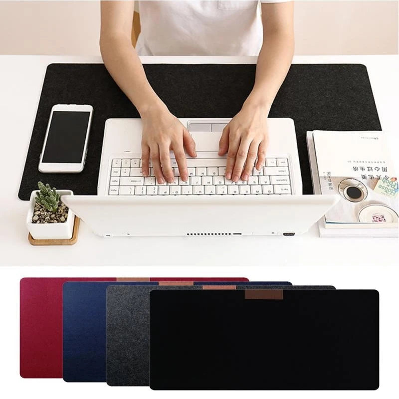 Large Office Computer Desk Mat Table Keyboard Big Mouse Pad Laptop Cushion Desk Non-slip Felt Mat Gamer Mousepad Mat 600*300mm