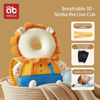 AIBEDILA Baby Head Protection Pillow – Soft Anti-Fall Cushion with Adjustable Headrest