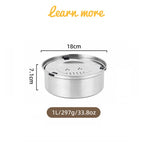 Big Capacity Stainless Steel Dog & Cat Water Bowl – No-Spill, Anti-Splash, Non-Slip Pet Feeder