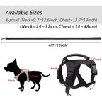 Escape-Proof Cat & Small Dog Harness Set – Adjustable Tactical Harness with Leash & Control Handle