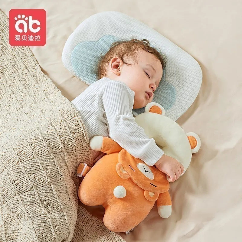 AIBEDILA Baby Head Protection Pillow – Soft Anti-Fall Cushion with Adjustable Headrest