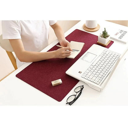 Large Office Computer Desk Mat Table Keyboard Big Mouse Pad Laptop Cushion Desk Non-slip Felt Mat Gamer Mousepad Mat 600*300mm