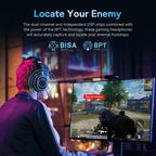 Baseus GH02 Wireless Gaming Headphones – RGB, 40H Battery, Bluetooth & Wired