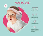 Baby Noise-Cancelling Headphones – 2-in-1 Convertible Earmuffs for Infants | Noise Reduction for Peaceful Sleep