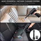 7500mAh Portable Compressed Air Duster – Cordless Multi Air Blower & Vacuum Cleaner for Keyboard & Computer Cleaning