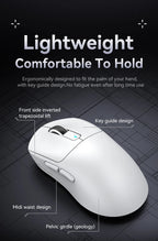 Attack Shark X3Pro/X3 Wireless Gaming Mouse – 26000 DPI, Tri-Mode Connectivity, Ergonomic Ultra-Lightweight Design with RGB for PC, Laptop & Console Gaming