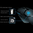 Logitech G402 Hyperion Fury Gaming Mouse Ultra-Fast Wired Sensor – 4000 DPI, 8 Buttons