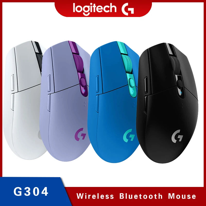 Logitech G304 Wireless Gaming Mouse - 6 Programmable Buttons, 400 IPS Speed, Rechargeable Battery for Esports