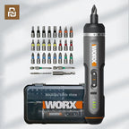 WORX WX242 Mini Electric Screwdriver Set – Smart Cordless Rechargeable Power Tool with 30 Bit Set