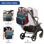 3-in-1 Diaper Bag & Foldable Baby Bed – Waterproof Travel Backpack with USB Charging, Large Capacity & Multi-Function Design