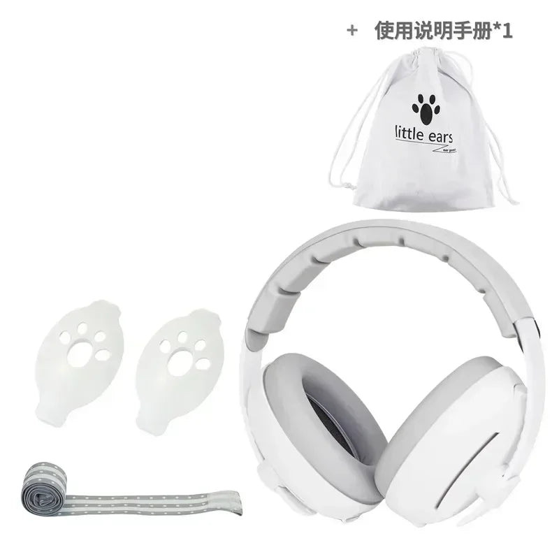Baby Noise-Cancelling Headphones – 2-in-1 Convertible Earmuffs for Infants | Noise Reduction for Peaceful Sleep