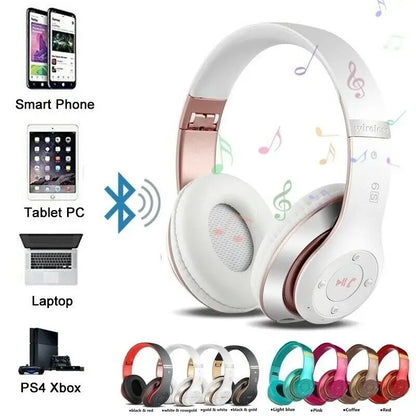Wireless Headphones Sport Bluetooth 5.0 Earphone Foldable