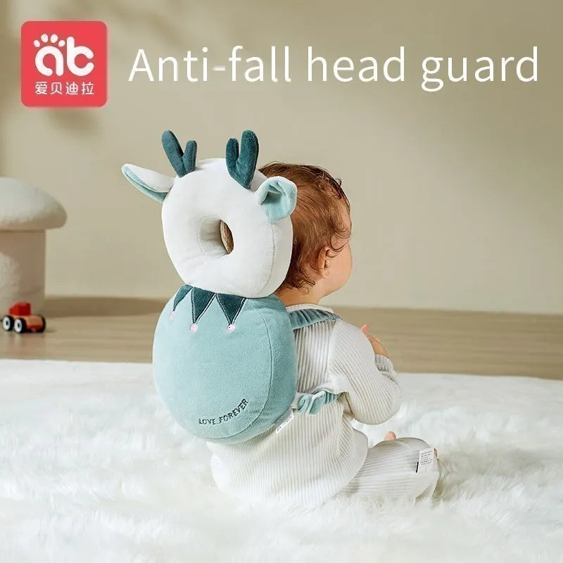 AIBEDILA Baby Head Protection Pillow – Soft Anti-Fall Cushion with Adjustable Headrest