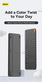 Baseus Wireless Bluetooth Mouse F01B | 3-Mode Connection (2.4G/BT5.0/BT3.0) | Ergonomic, Silent Click | for Laptop, Mac, PC