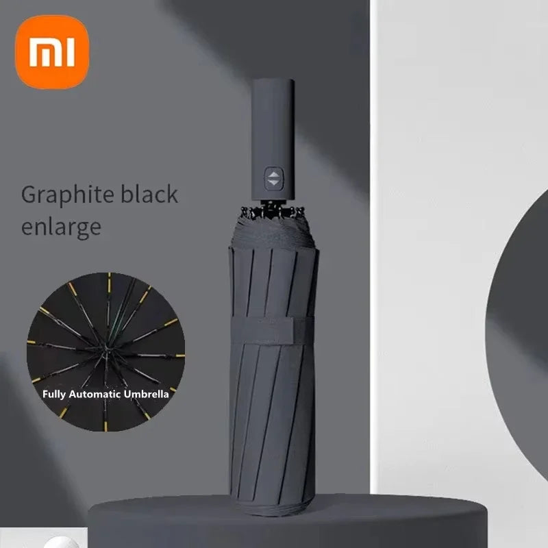 Xiaomi Automatic Umbrella 24 Bone – Large Size UV Protection Sunshade & Rain Umbrella, Foldable Windproof Design