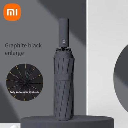 Xiaomi Automatic Umbrella 24 Bone – Large Size UV Protection Sunshade & Rain Umbrella, Foldable Windproof Design