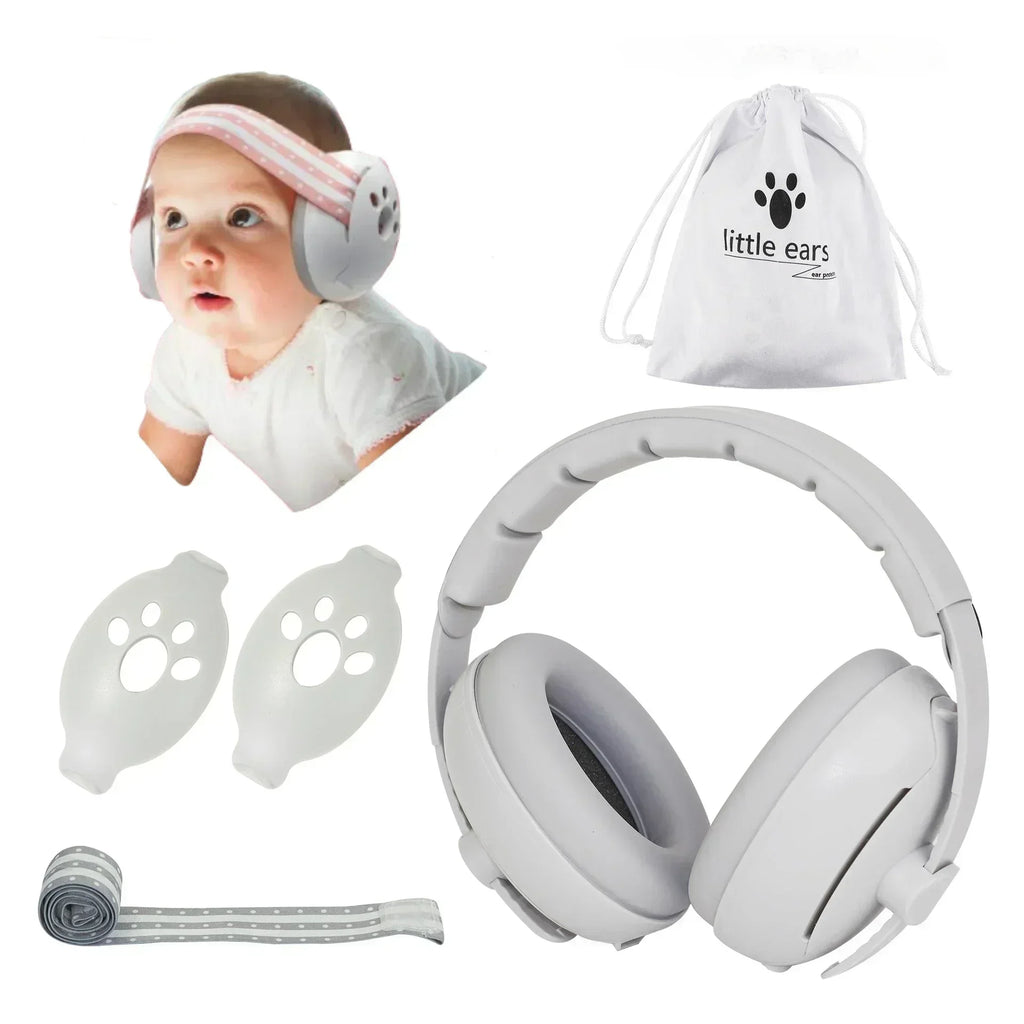 Baby Noise-Cancelling Headphones – 2-in-1 Convertible Earmuffs for Infants | Noise Reduction for Peaceful Sleep