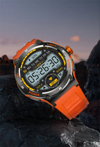 2024 New Outdoor Sport Smartwatch – GPS, Compass, LED Flashlight, 3ATM Waterproof, BT5.3 Call for Huawei & Xiaomi