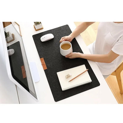 Large Office Computer Desk Mat Table Keyboard Big Mouse Pad Laptop Cushion Desk Non-slip Felt Mat Gamer Mousepad Mat 600*300mm