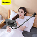 Baseus Universal Flexible Phone Holder – 360° Rotation Long Arm Stand for Bed, Desk, iPhone, iPad, Tablet