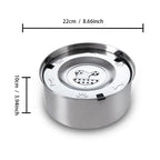 Big Capacity Stainless Steel Dog & Cat Water Bowl – No-Spill, Anti-Splash, Non-Slip Pet Feeder