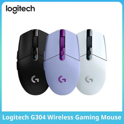 Logitech G304 Wireless Gaming Mouse - 6 Programmable Buttons, 400 IPS Speed, Rechargeable Battery for Esports