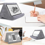 Xnyocn Tablet Pillow Stand – Adjustable Multi-Angle Soft Holder for iPad, Tablets, E-Readers & Smartphones, Comfortable Lap Cushion for Reading, Gaming, and Hands-Free Use