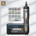 WORX WX242 Mini Electric Screwdriver Set – Smart Cordless Rechargeable Power Tool with 30 Bit Set