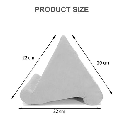 Xnyocn Tablet Pillow Stand | Soft Multi-Angle Sponge Holder for iPad, Samsung, Huawei, Kindle | Bed Sofa Book & Tablet Mount