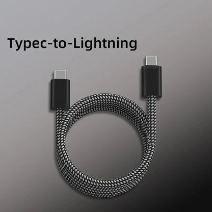 USB C To C Magnetic Fast Charger Cable for iPhone 15 65W USB A To C Charging Wire For Macbook Laptop Samsung Fast Charging Cable