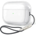 Clear TPU Earphone Case with Lanyard for AirPods Pro 2, AirPods 3, 2, 1 – Shockproof Transparent Protective Cover