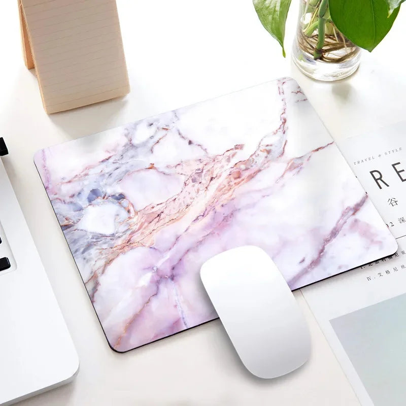 220*180*3mm Marbling Mouse Pad Non-slip Gaming Mouse Pad Desk Mouse Mat for Office Desk Home Mousepad