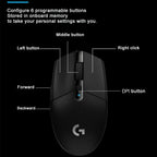 Logitech G304/G305/G102 Wireless Gaming Mouse – HERO 12000DPI, LIGHTSPEED, 6 Buttons
