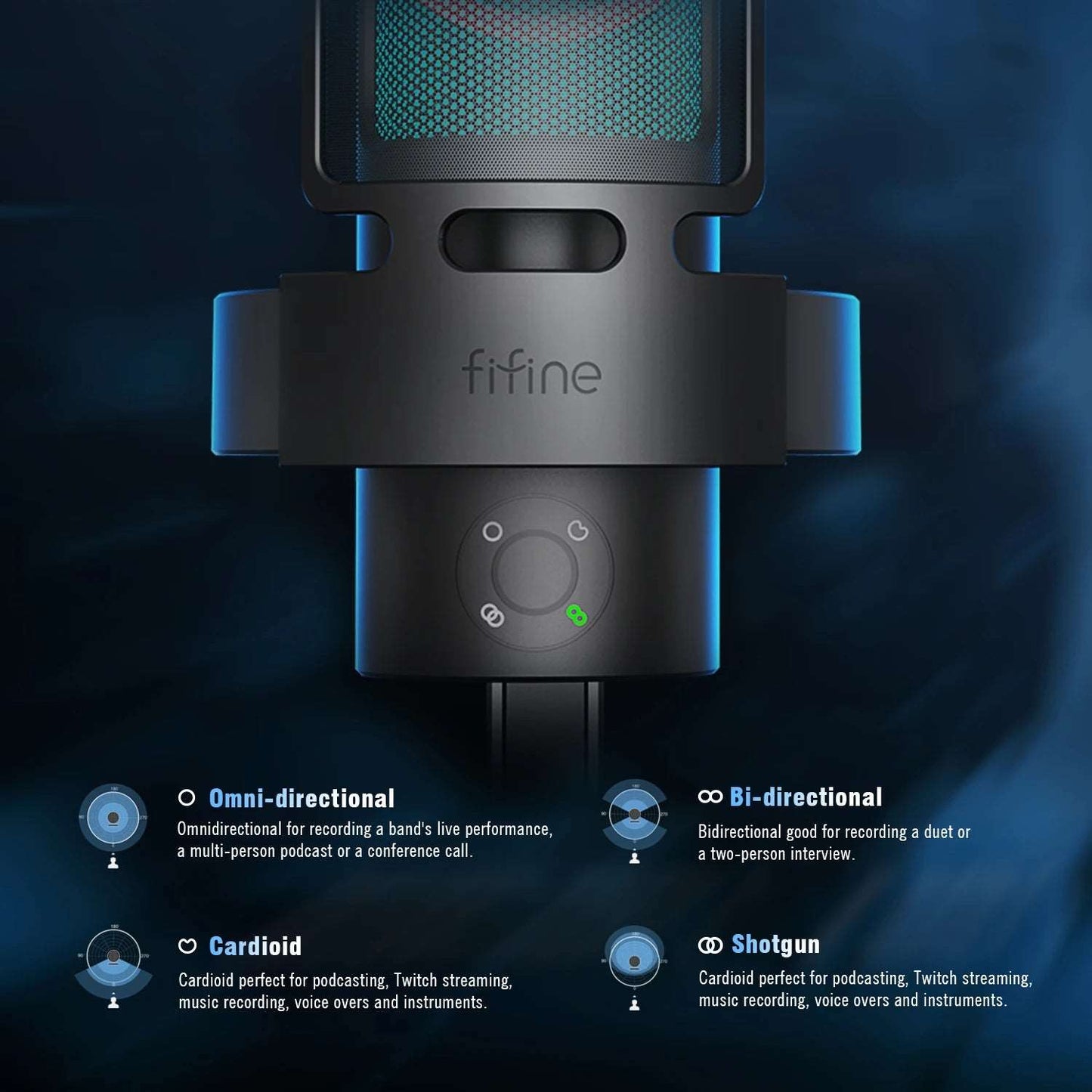 FIFINE A8 Plus USB Microphone - Professional Quality for Your Audio Needs!