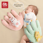 AIBEDILA Baby Sleep Aid Pillow – Soothing Hand Palm Design for Infants & Toddlers Remote-Controlled, Heatable & Soft Plush Comfort for Peaceful Sleep and Cuddle Time