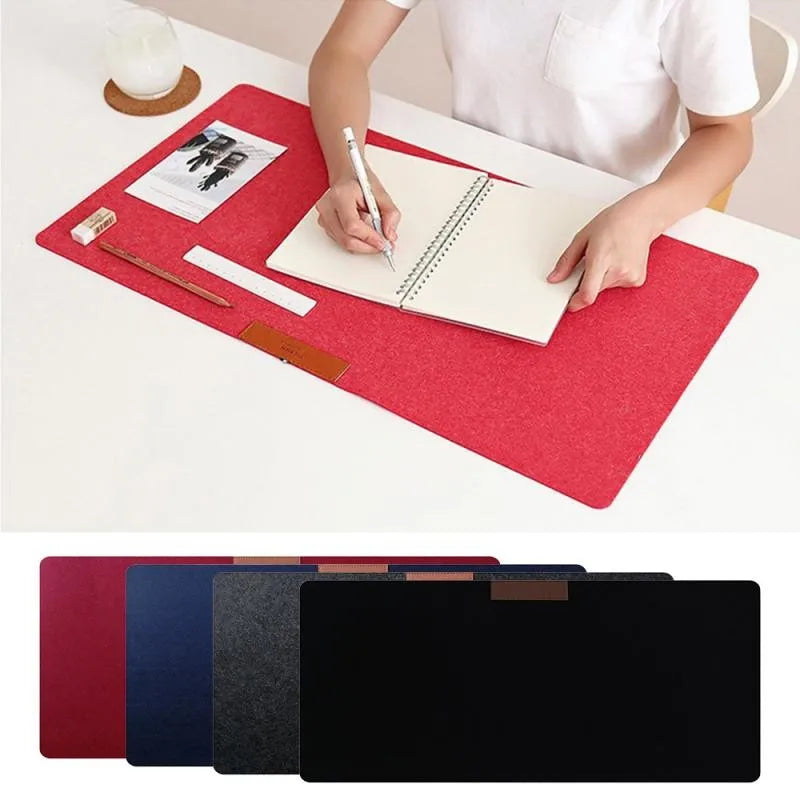 Large Office Computer Desk Mat Table Keyboard Big Mouse Pad Laptop Cushion Desk Non-slip Felt Mat Gamer Mousepad Mat 600*300mm