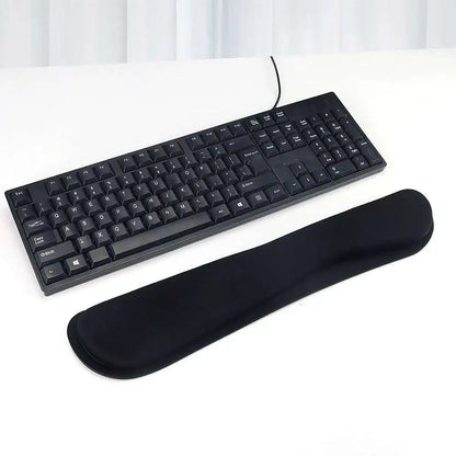 Keyboard Mouse Wrist Rest Pad Memory Foam Superfine Fiber Easy Typing Non-Slip Wrist Rest Pain Relief Office Supplies