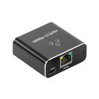 1000Mbps Ethernet Splitter – 1-in-4-Out RJ45 LAN Adapter Cat6 Gigabit Network Switch for PC, Laptop, TV Box & Router