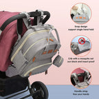 3-in-1 Diaper Bag & Foldable Baby Bed – Waterproof Travel Backpack with USB Charging, Large Capacity & Multi-Function Design