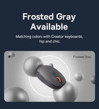 Baseus Wireless Bluetooth Mouse F01B | 3-Mode Connection (2.4G/BT5.0/BT3.0) | Ergonomic, Silent Click | for Laptop, Mac, PC