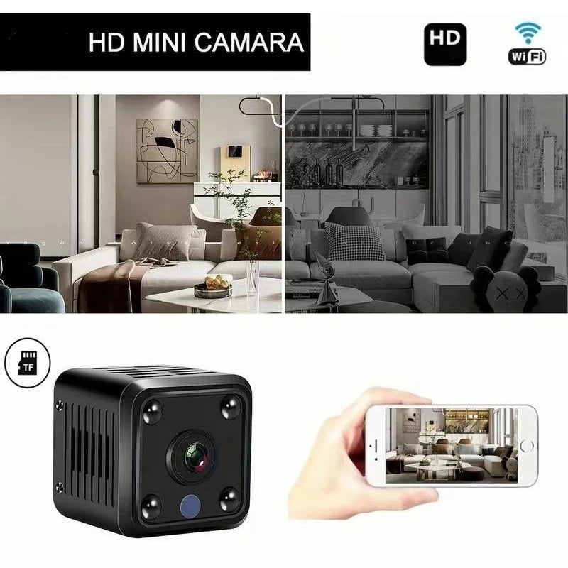 Lenovo Mini 1080P HD Camera Smart Life Wireless WiFi Remote Monitor Camera With Built-In Battery Video Night Home Security CAM