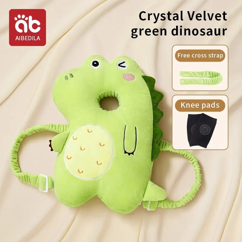 AIBEDILA Baby Head Protection Pillow – Soft Anti-Fall Cushion with Adjustable Headrest