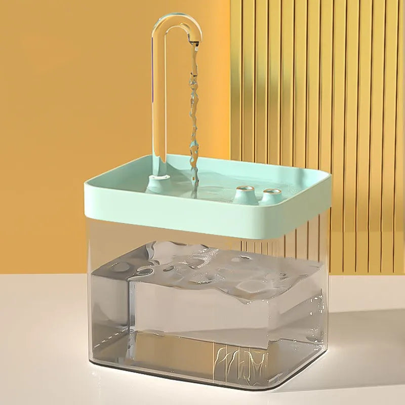 Ultra-Quiet Cat Water Fountain – Smart Automatic Pet Dispenser with Filter (1.5L)