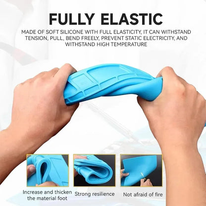 Soldering Station Silicone Work Mat – Heat-Resistant 932°F, Anti-Static Magnetic Mat for Electronics, Phone & Laptop Repair
