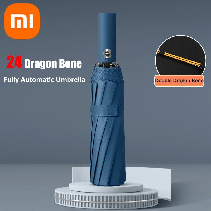 Xiaomi Automatic Umbrella 24 Bone – Large Size UV Protection Sunshade & Rain Umbrella, Foldable Windproof Design