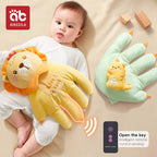 AIBEDILA Baby Sleep Aid Pillow – Soothing Hand Palm Design for Infants & Toddlers Remote-Controlled, Heatable & Soft Plush Comfort for Peaceful Sleep and Cuddle Time